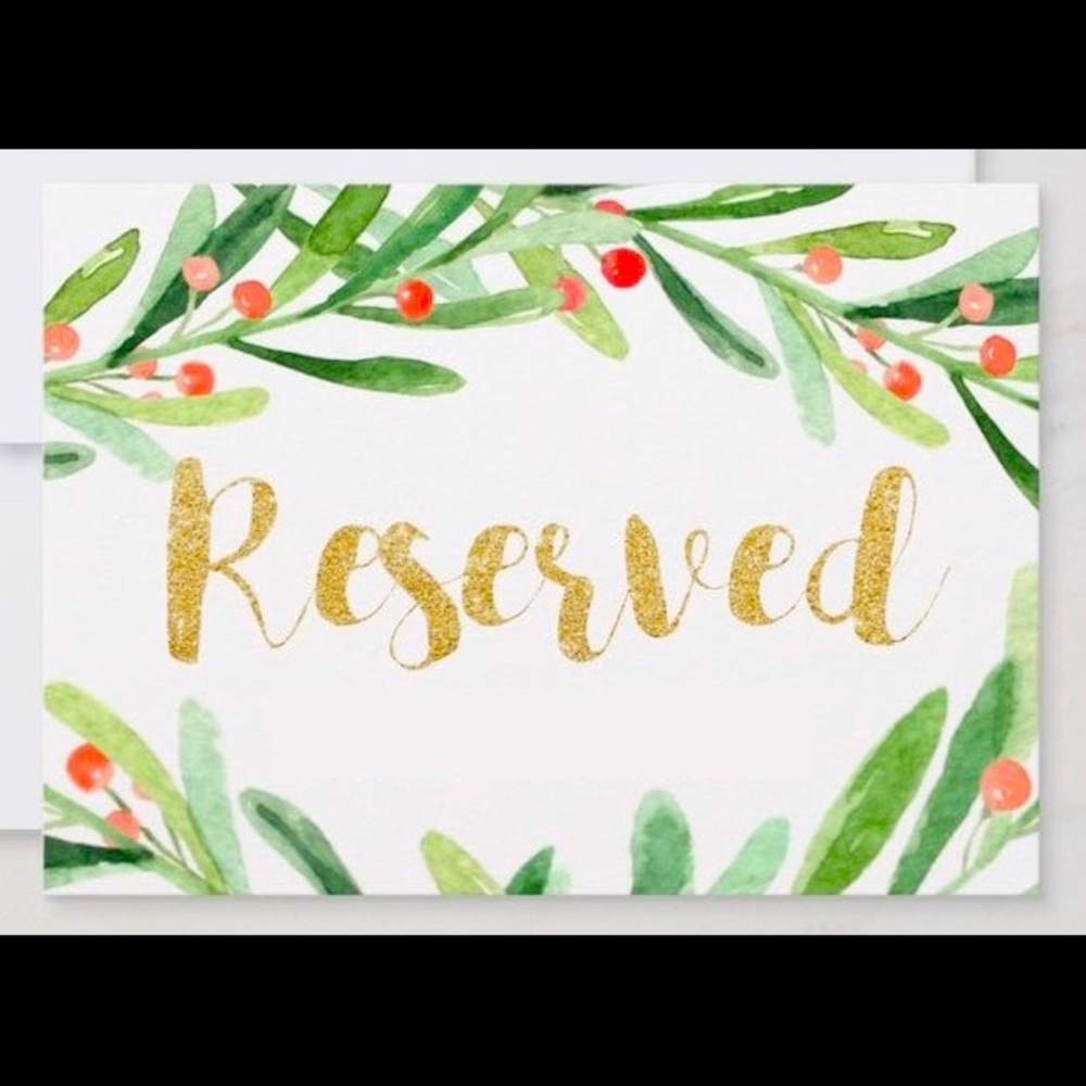 Reserved Listing for cwheeler892